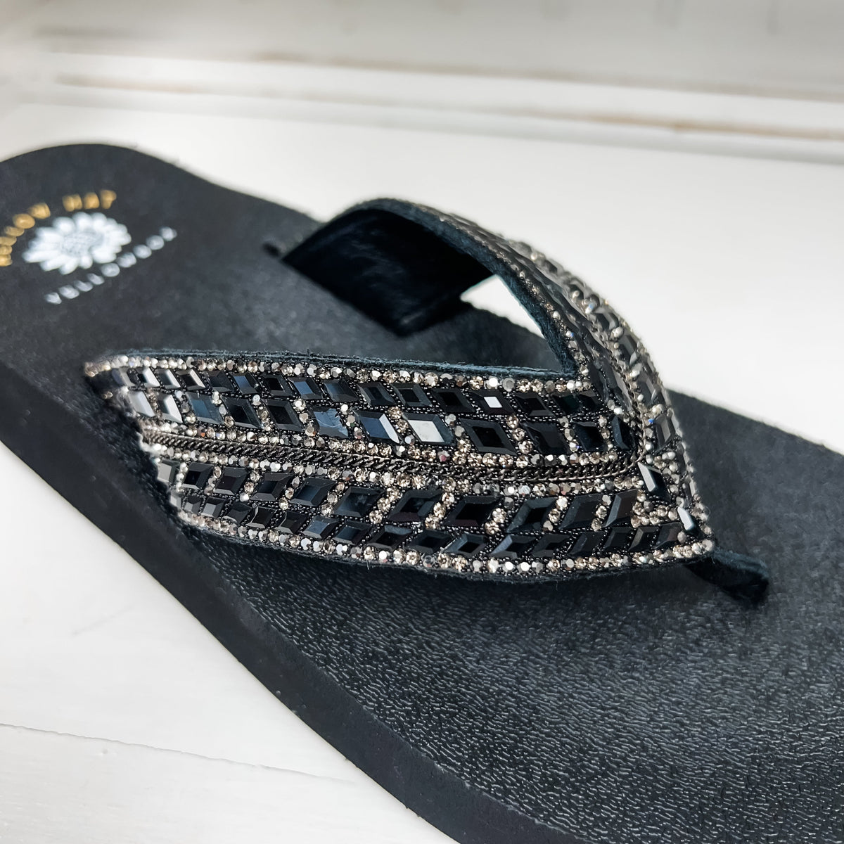 Brandy Flatform Sandal - Black