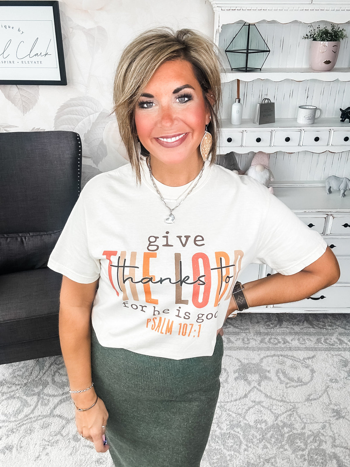 Give Thanks To The Lord Graphic Tee