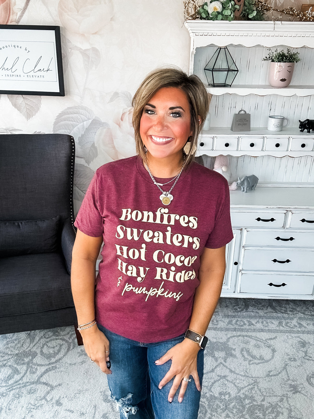 Bonfires & Fall Graphic Tee