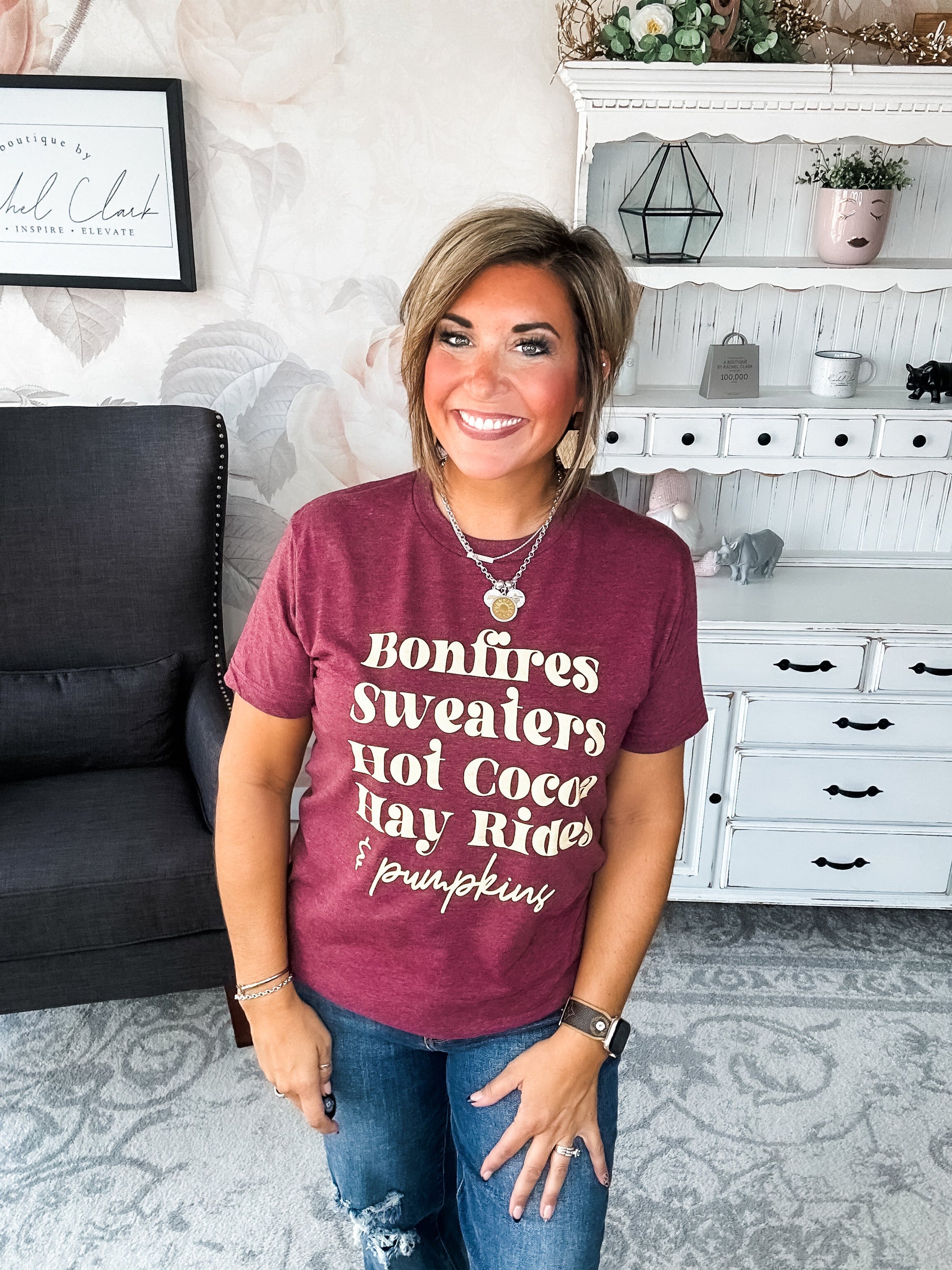 Bonfires & Fall Graphic Tee