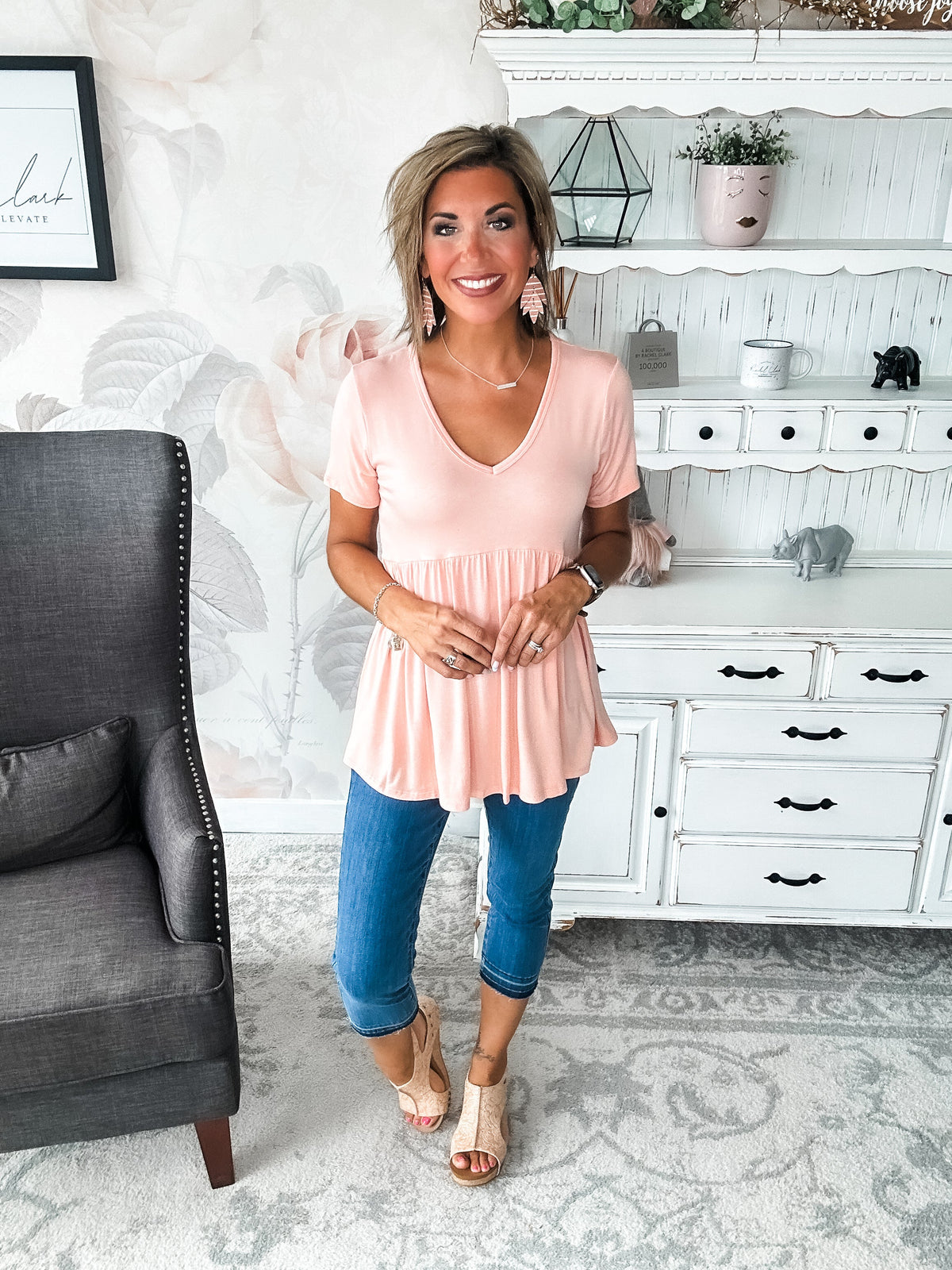 Just Look Back Babydoll Top