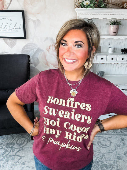 Bonfires & Fall Graphic Tee