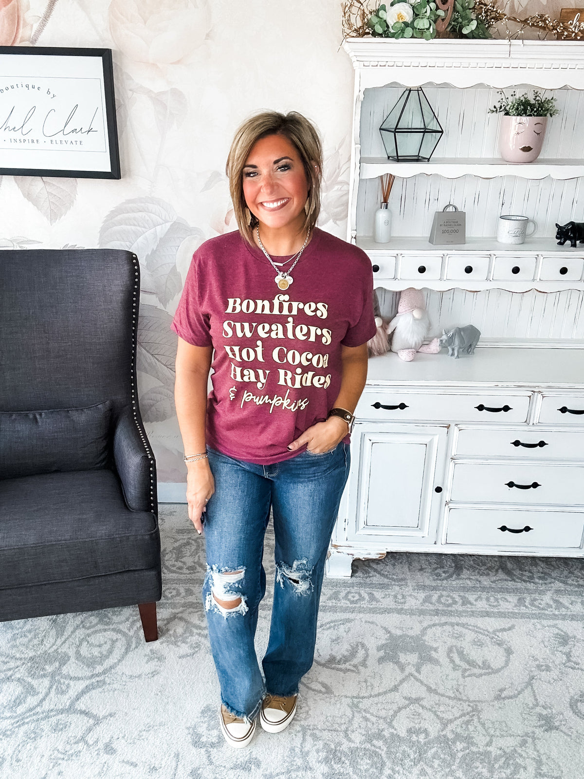 Bonfires & Fall Graphic Tee