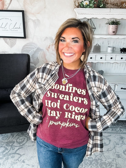 Bonfires & Fall Graphic Tee