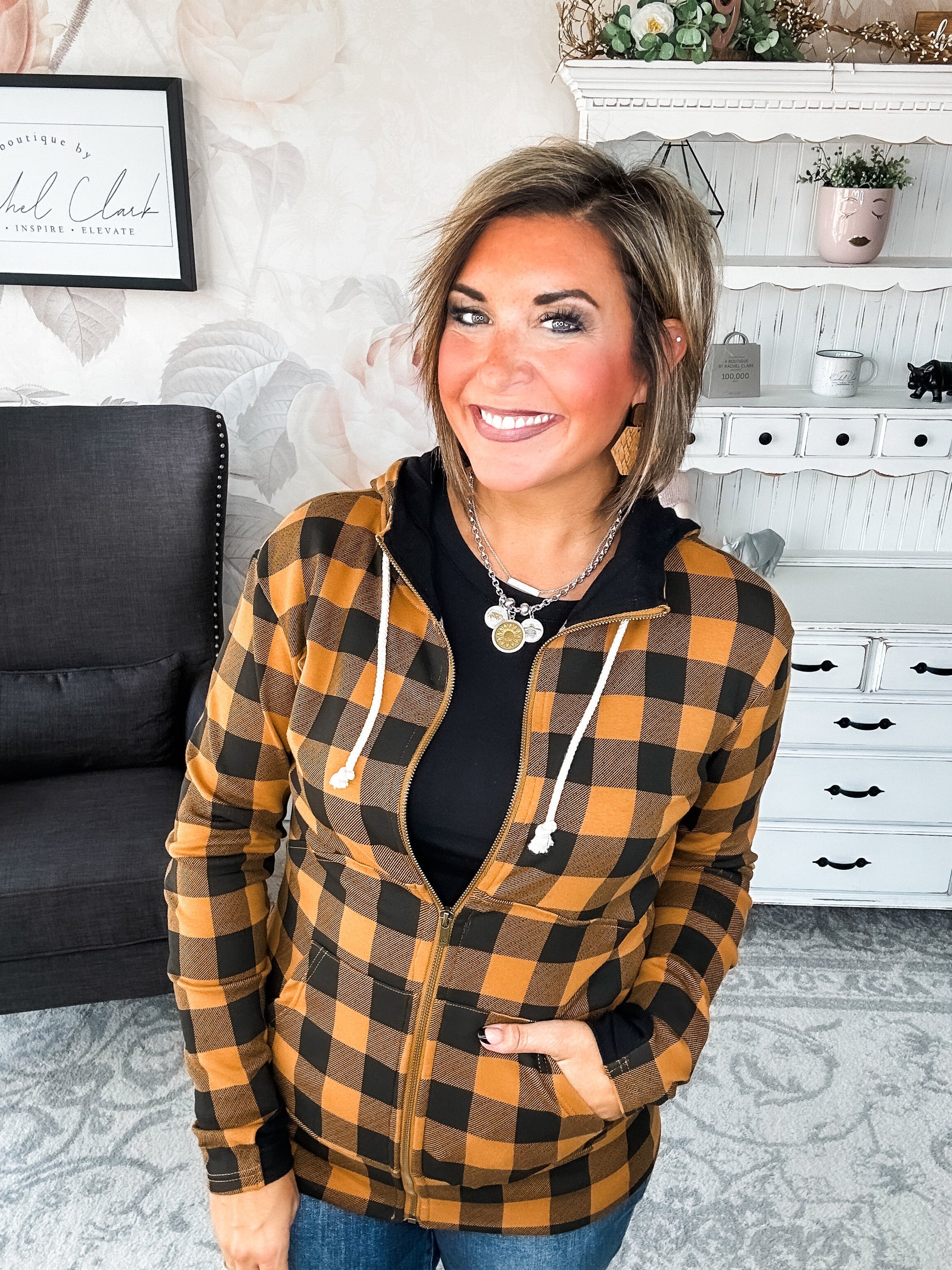 Ampersand Avenue Fullzip Sweatshirt Out of the Woods