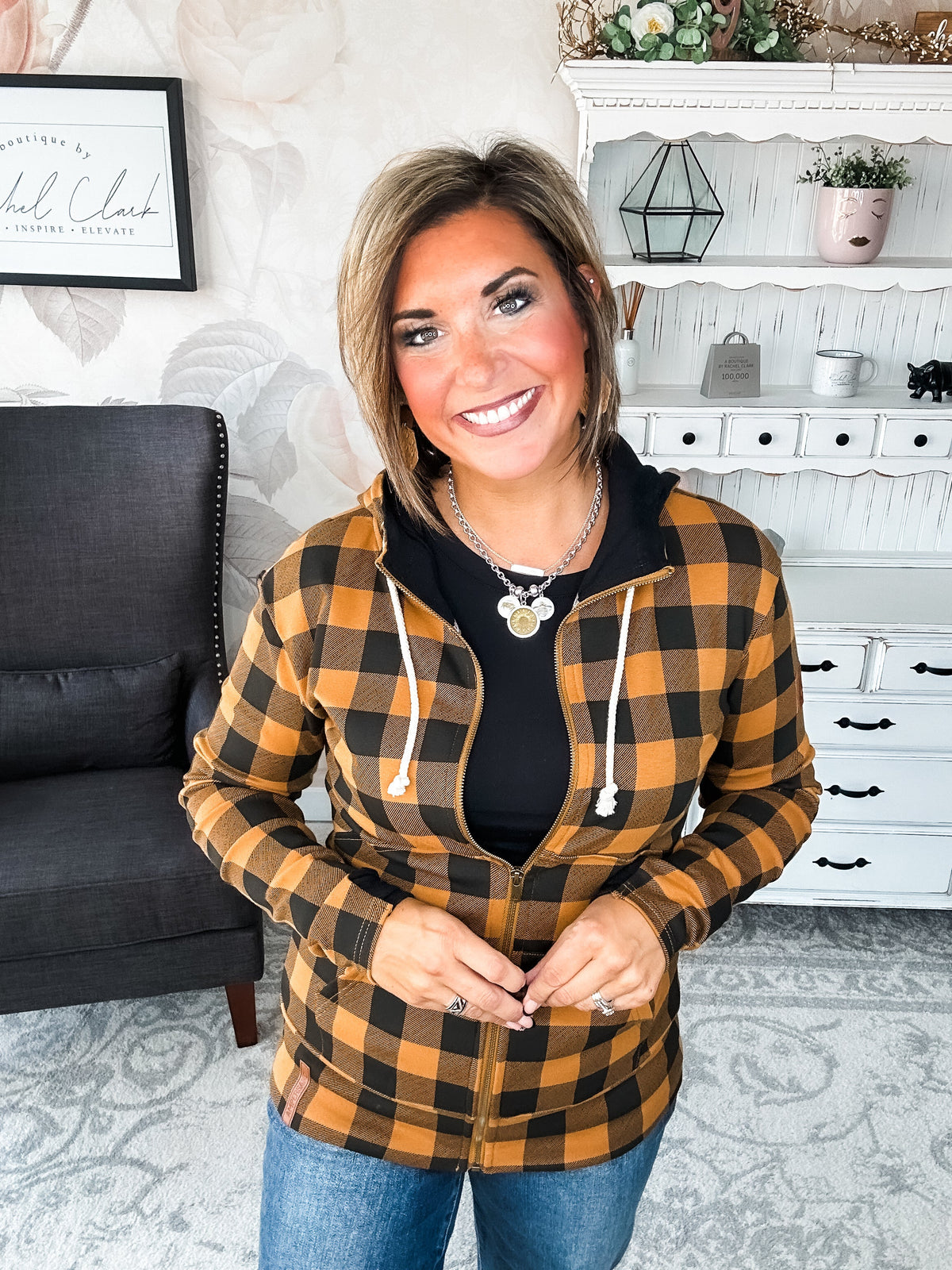 Ampersand Avenue Fullzip Sweatshirt Out of the Woods