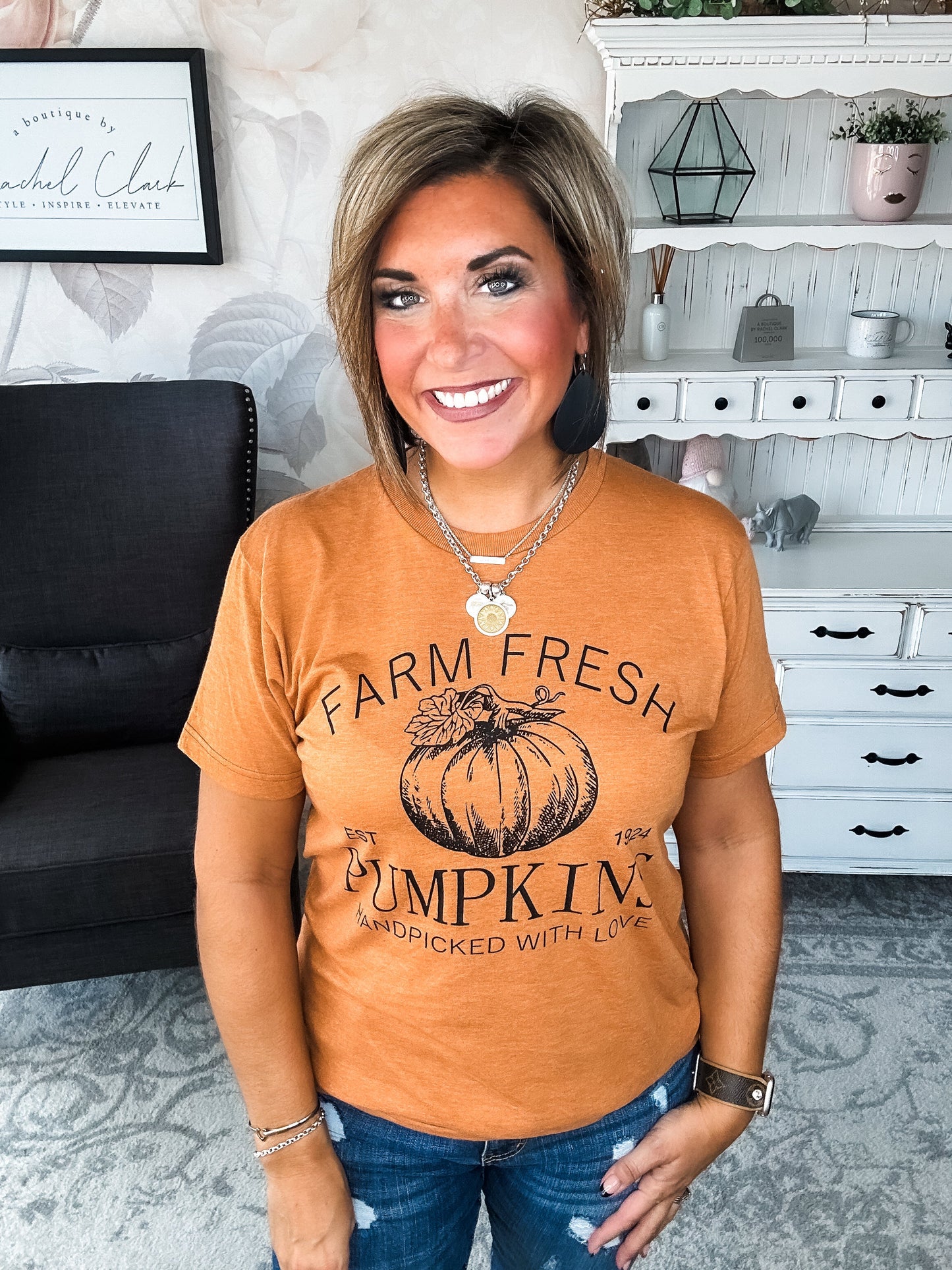 Farm Fresh Pumpkins Graphic Tee