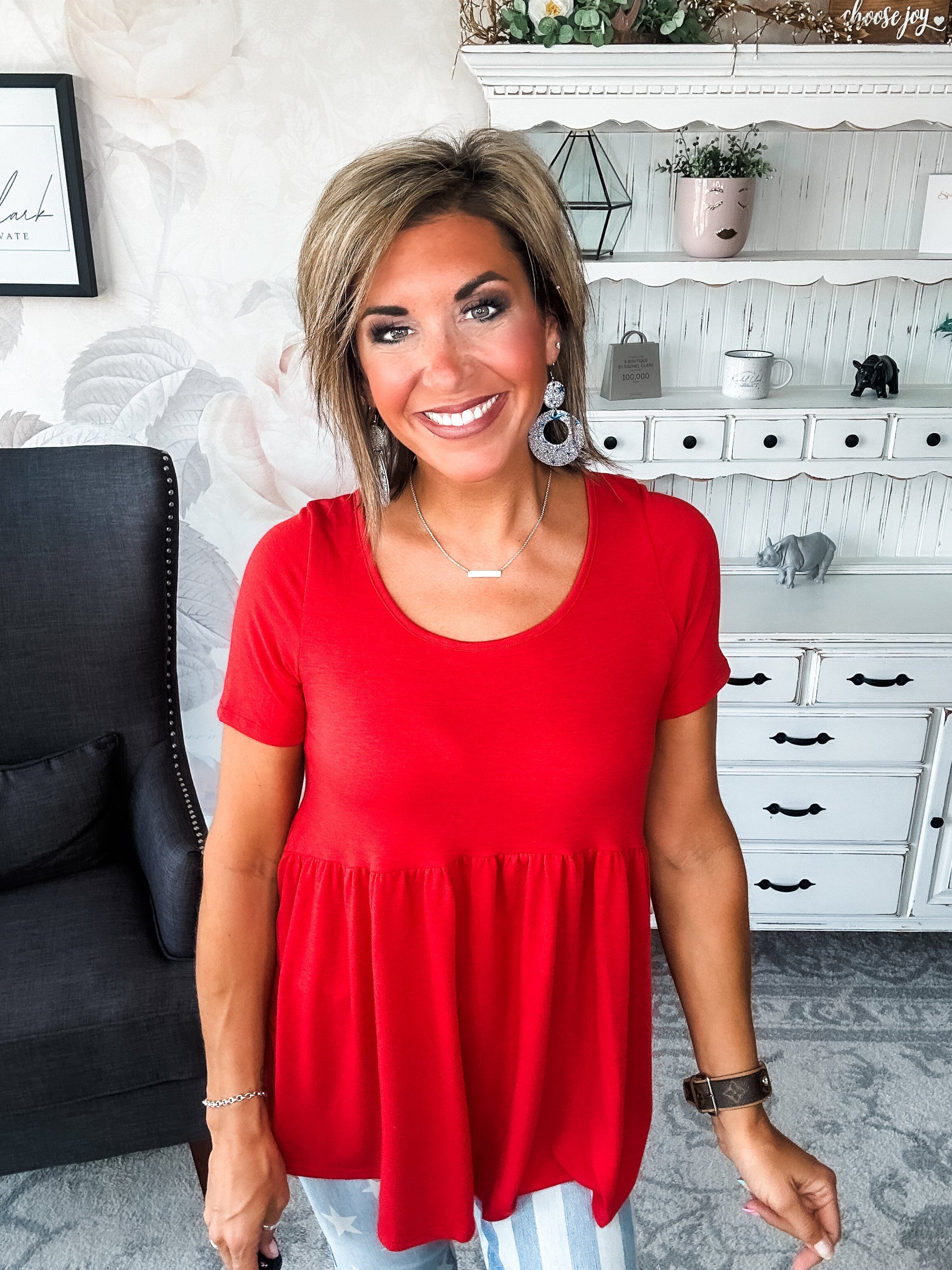 Be A Big Star Babydoll Tunic