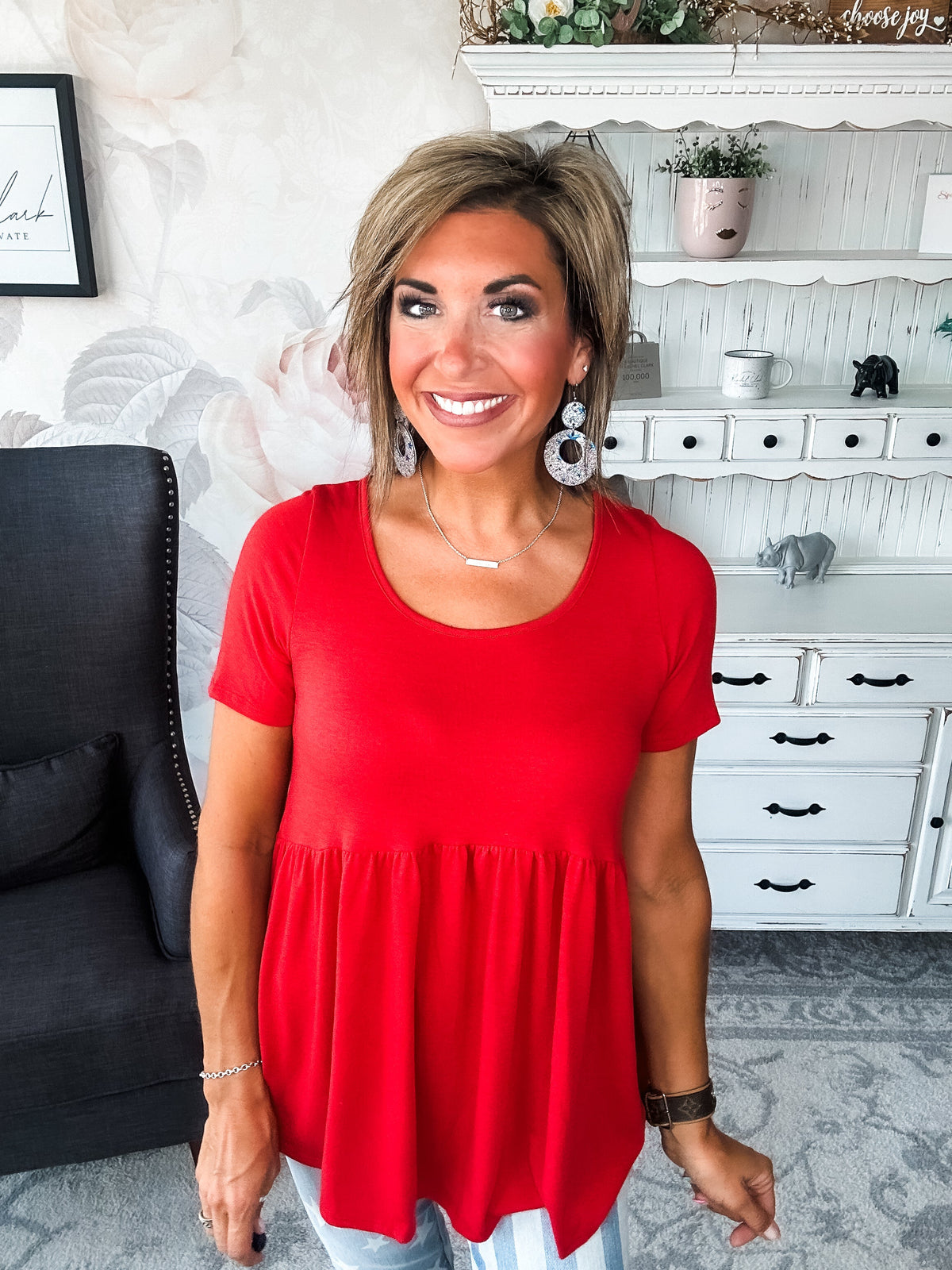 Be A Big Star Babydoll Tunic