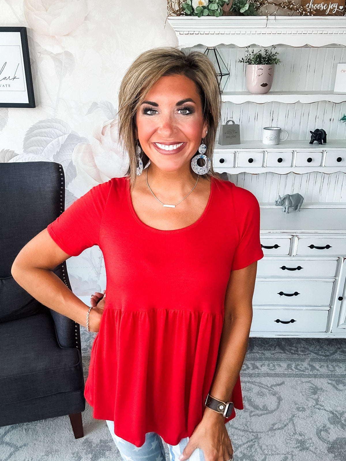 Be A Big Star Babydoll Tunic