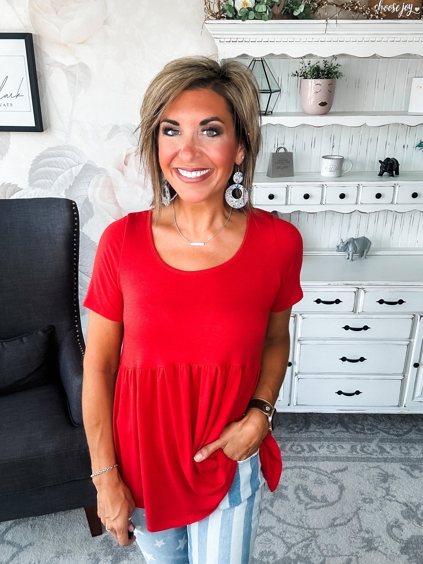 Be A Big Star Babydoll Tunic