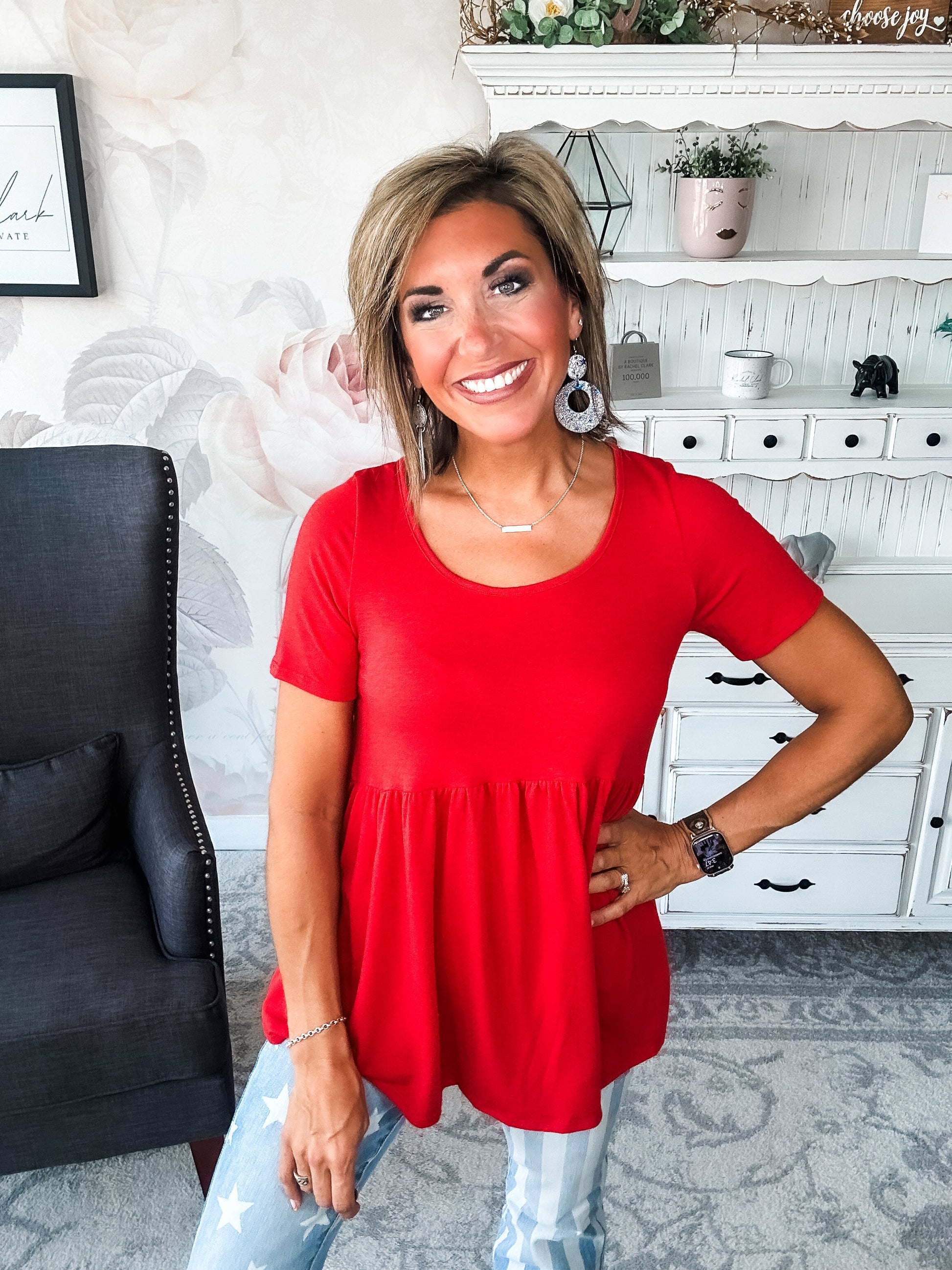 Be A Big Star Babydoll Tunic