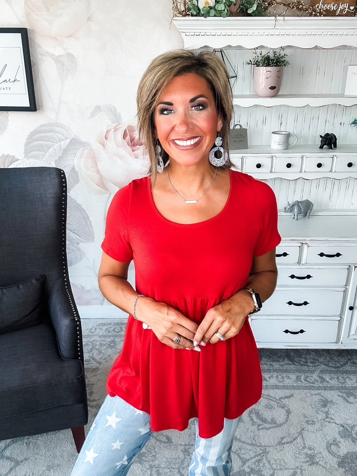 Be A Big Star Babydoll Tunic