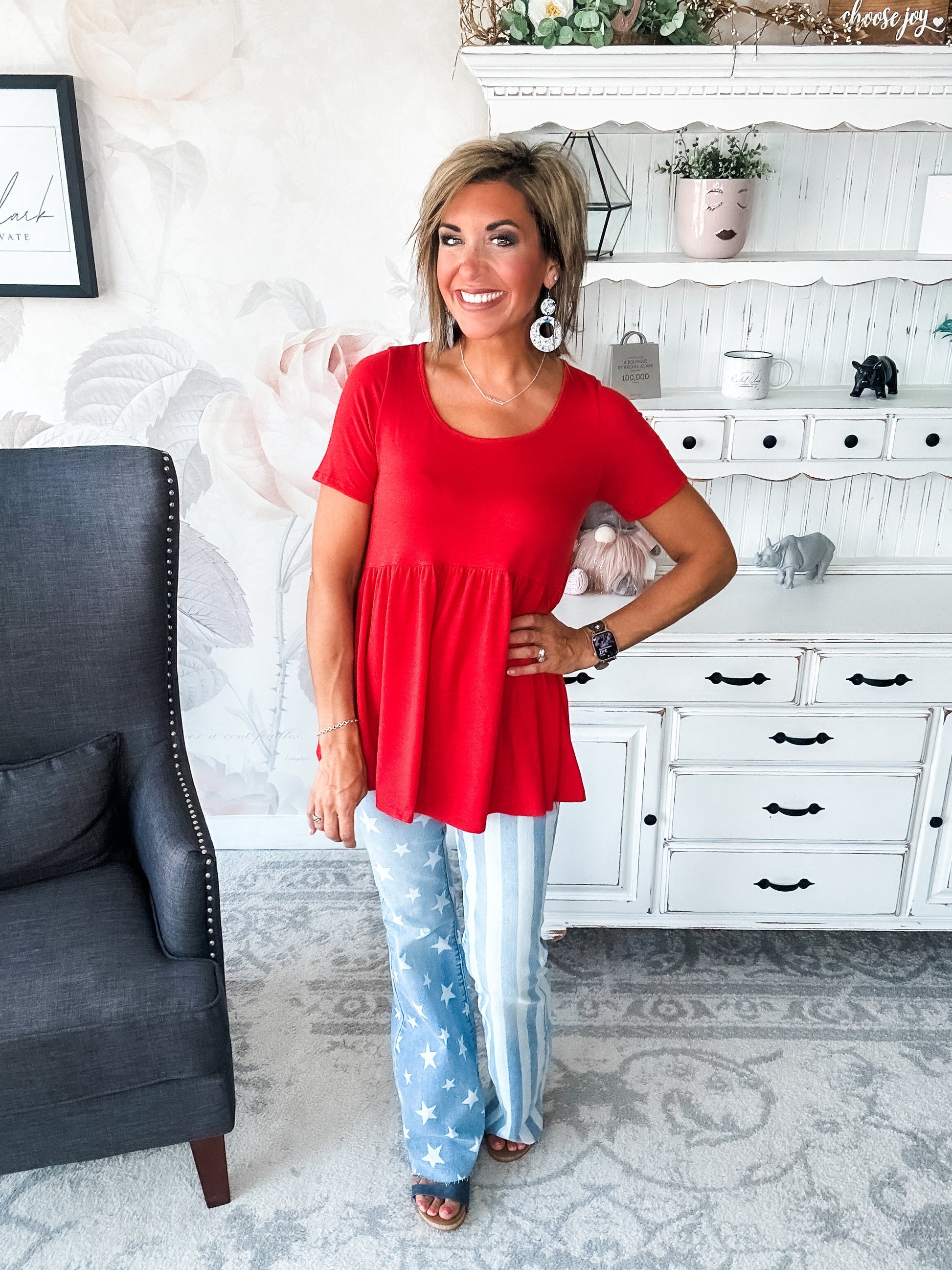 Be A Big Star Babydoll Tunic