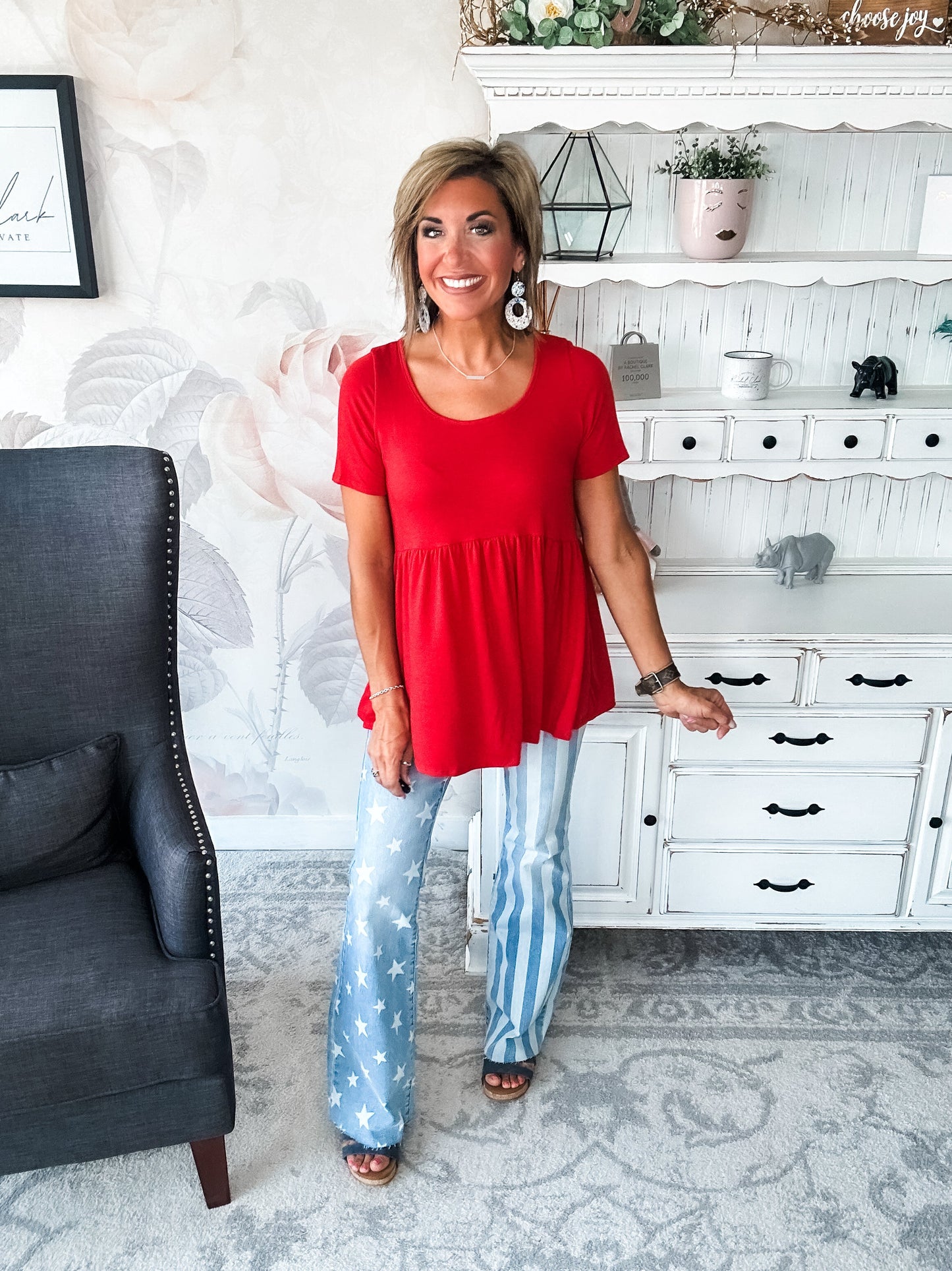 Be A Big Star Babydoll Tunic