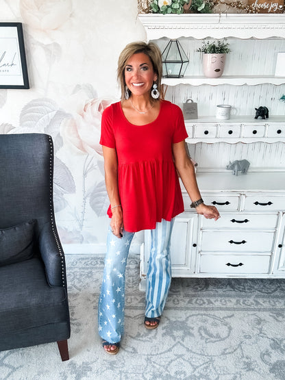 Be A Big Star Babydoll Tunic