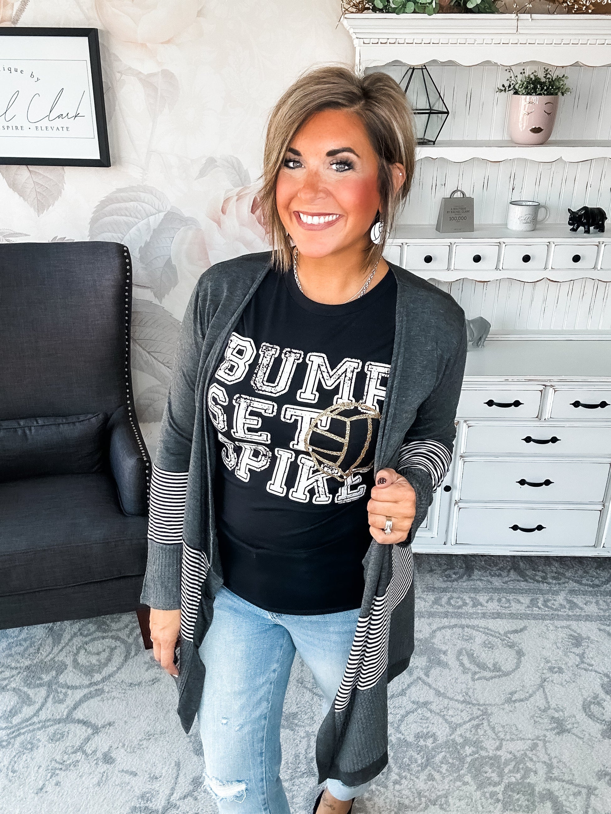 Bump, Set, Spike Graphic Tee