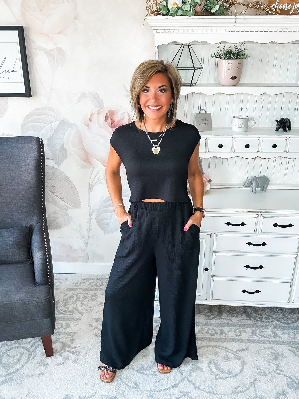 Had A Plan Jumpsuit - Black