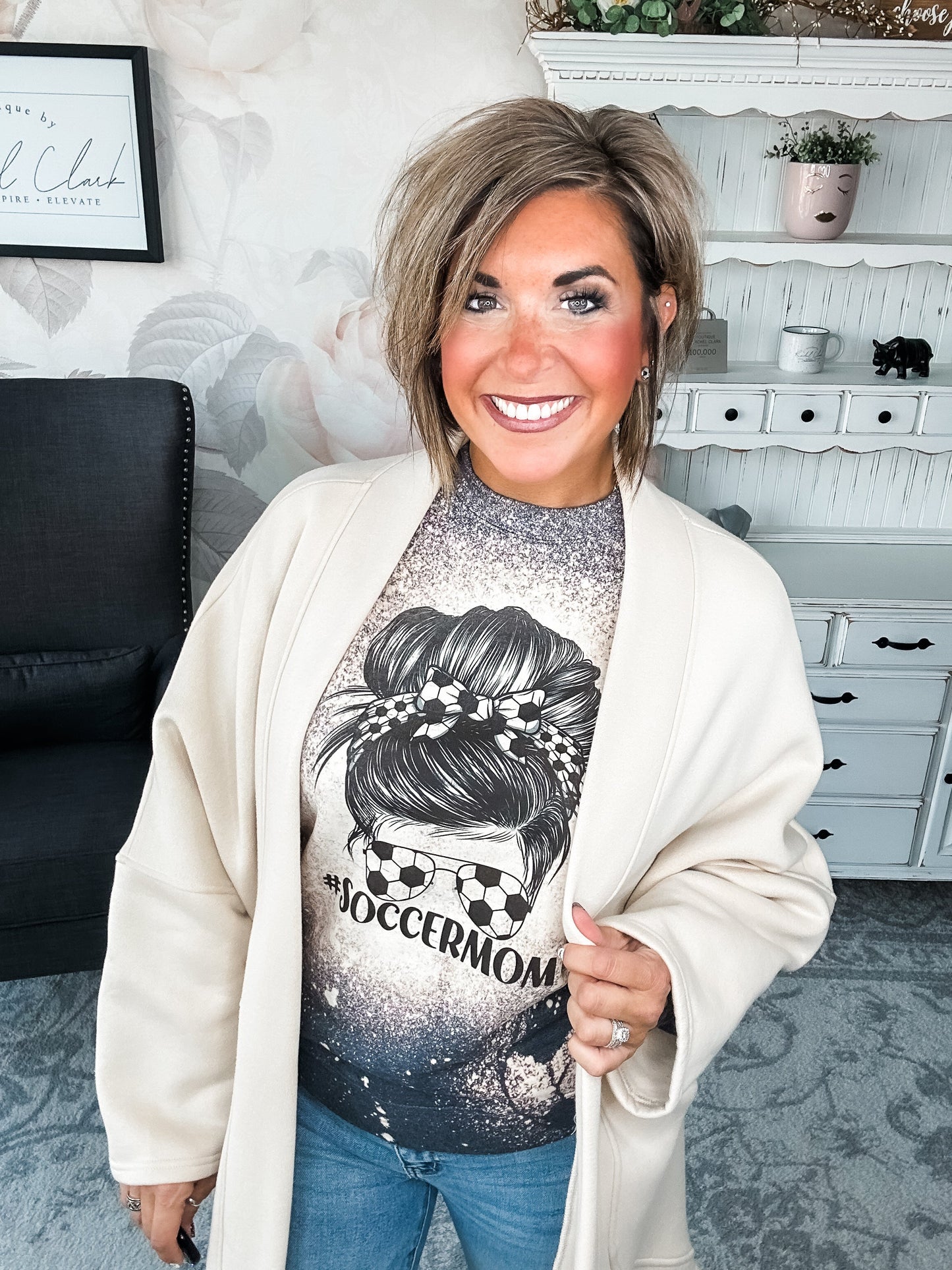 Happiness Awaits Oversized Cardigan