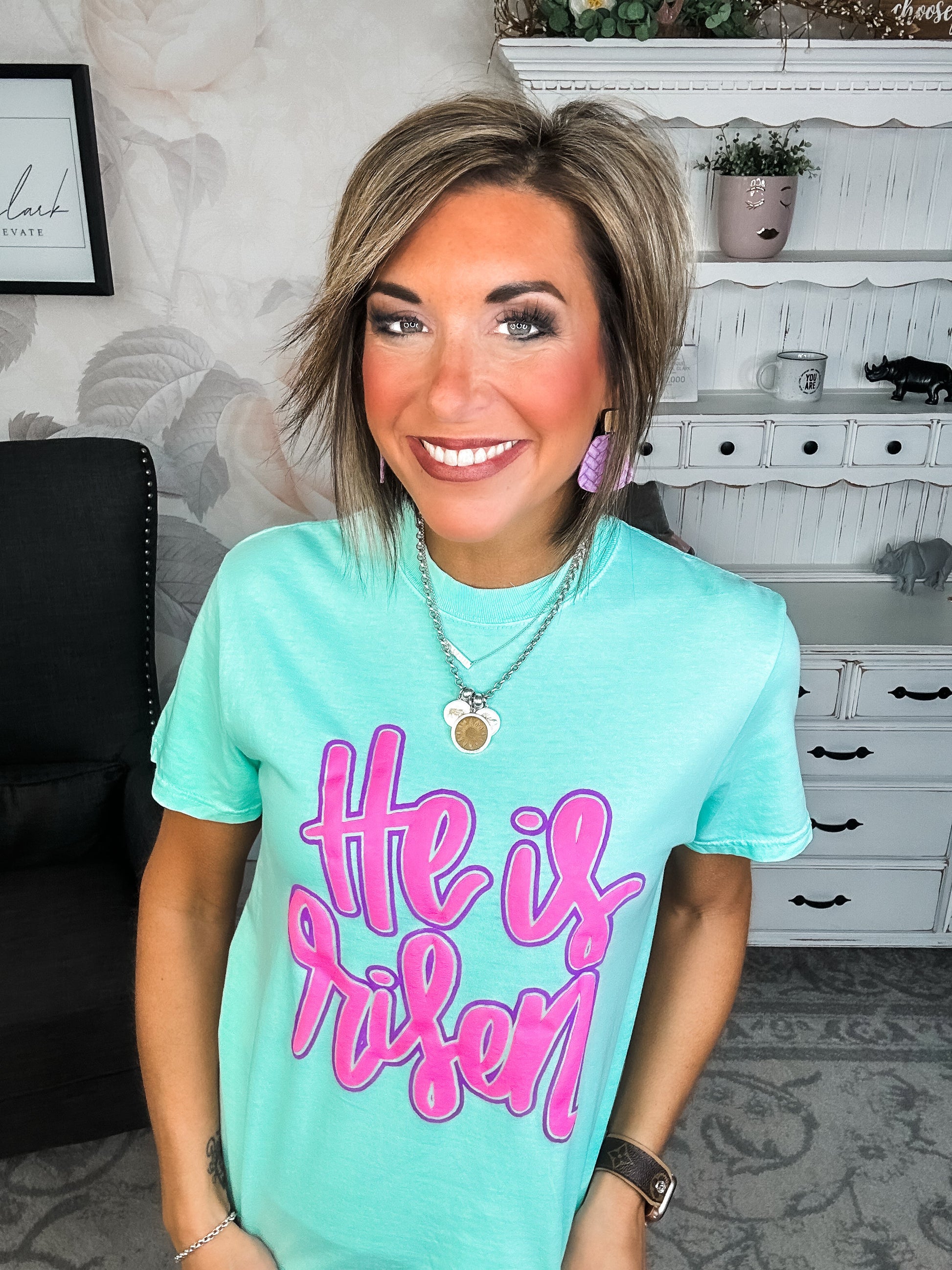 He Is Risen Graphic Tee