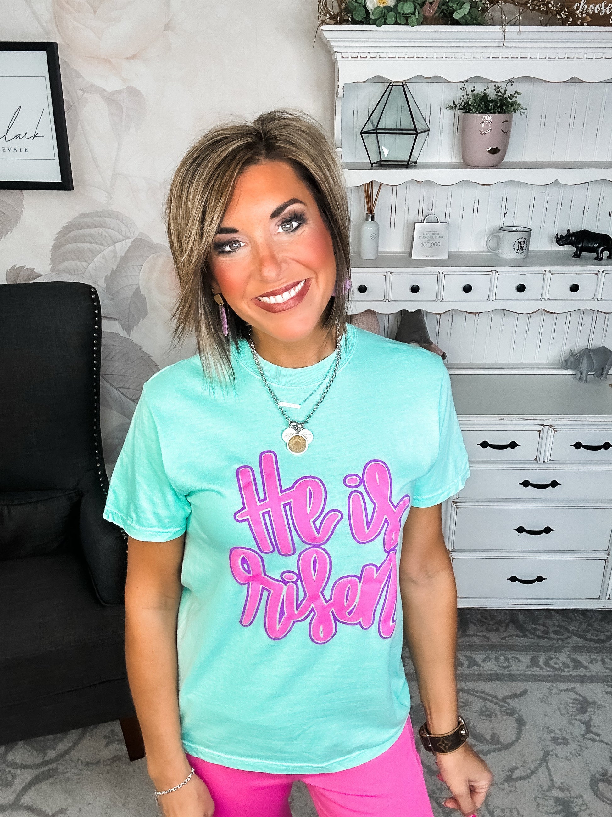 He Is Risen Graphic Tee