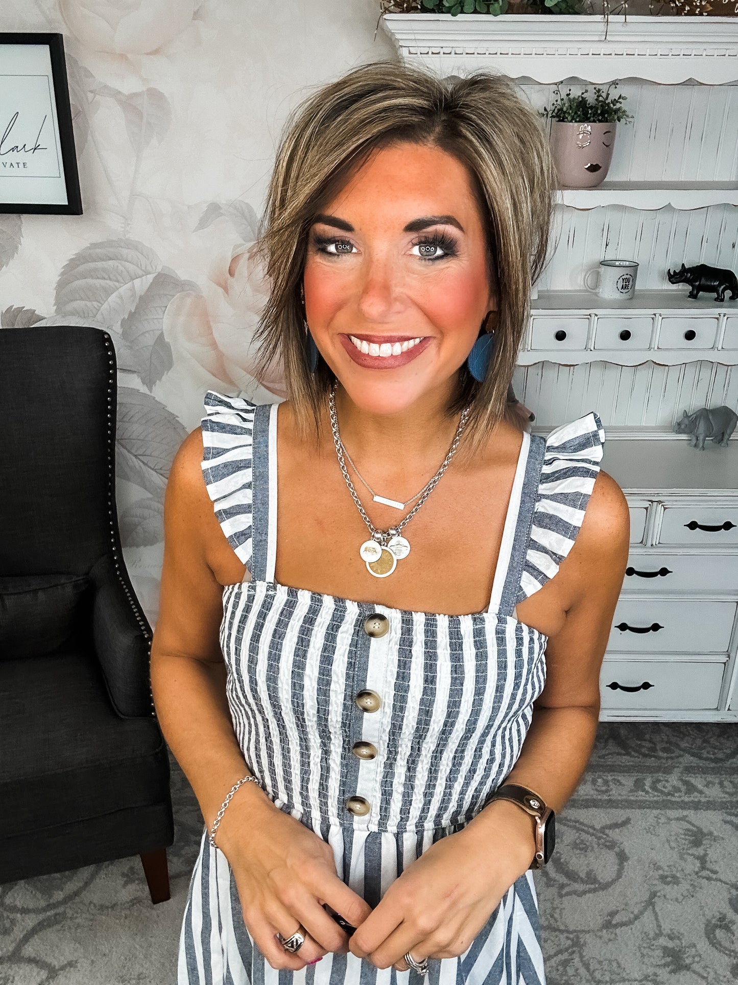 Don't Go Too Far Smocked Dress
