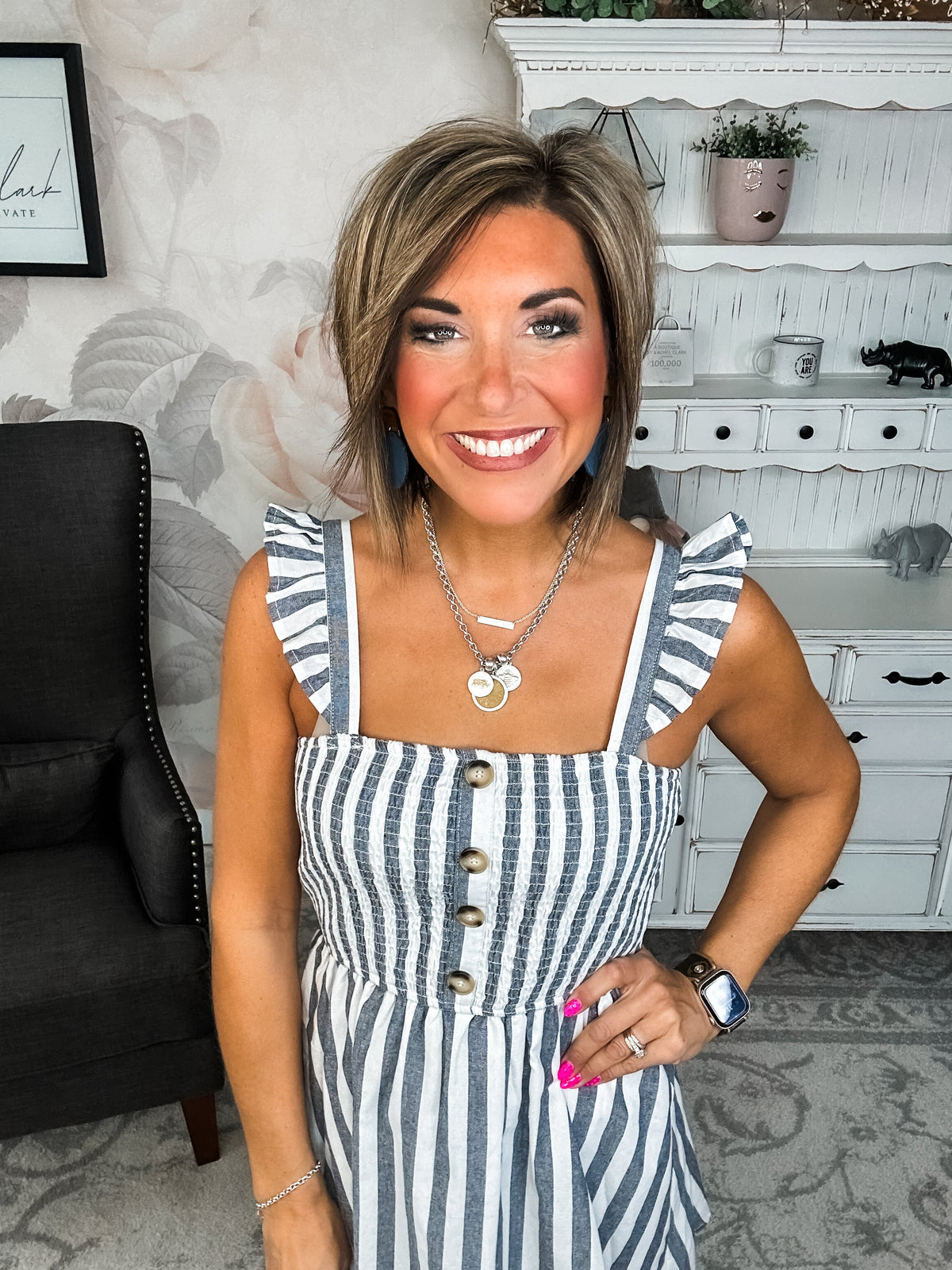 Don't Go Too Far Smocked Dress