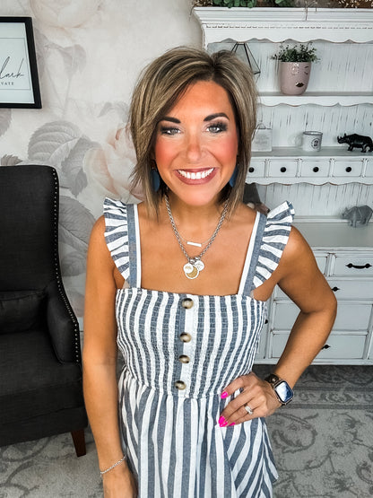 Don't Go Too Far Smocked Dress