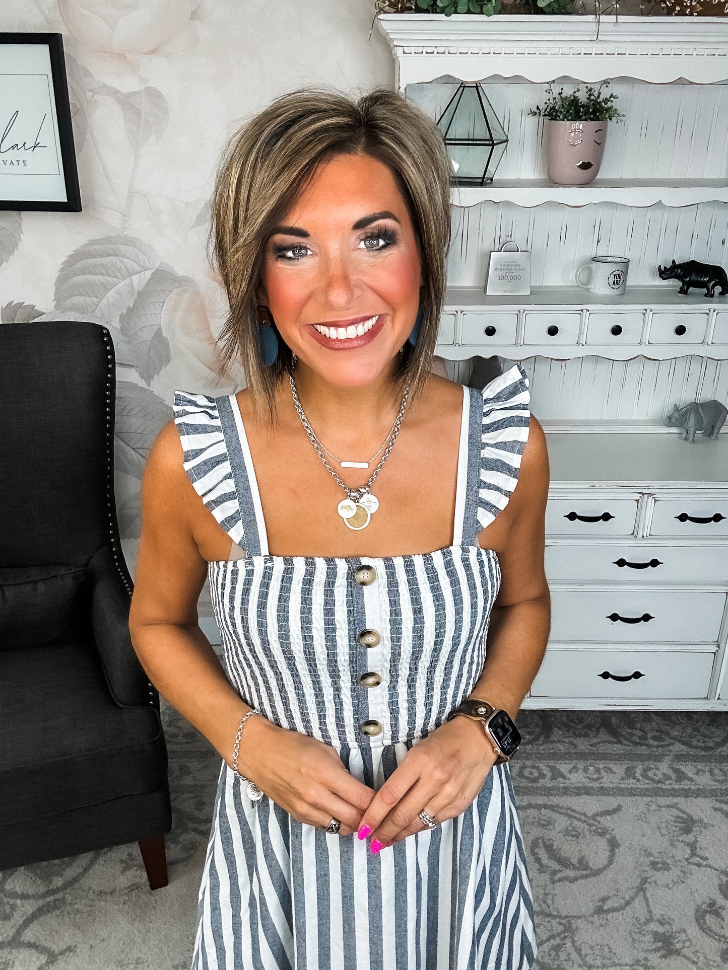 Don't Go Too Far Smocked Dress