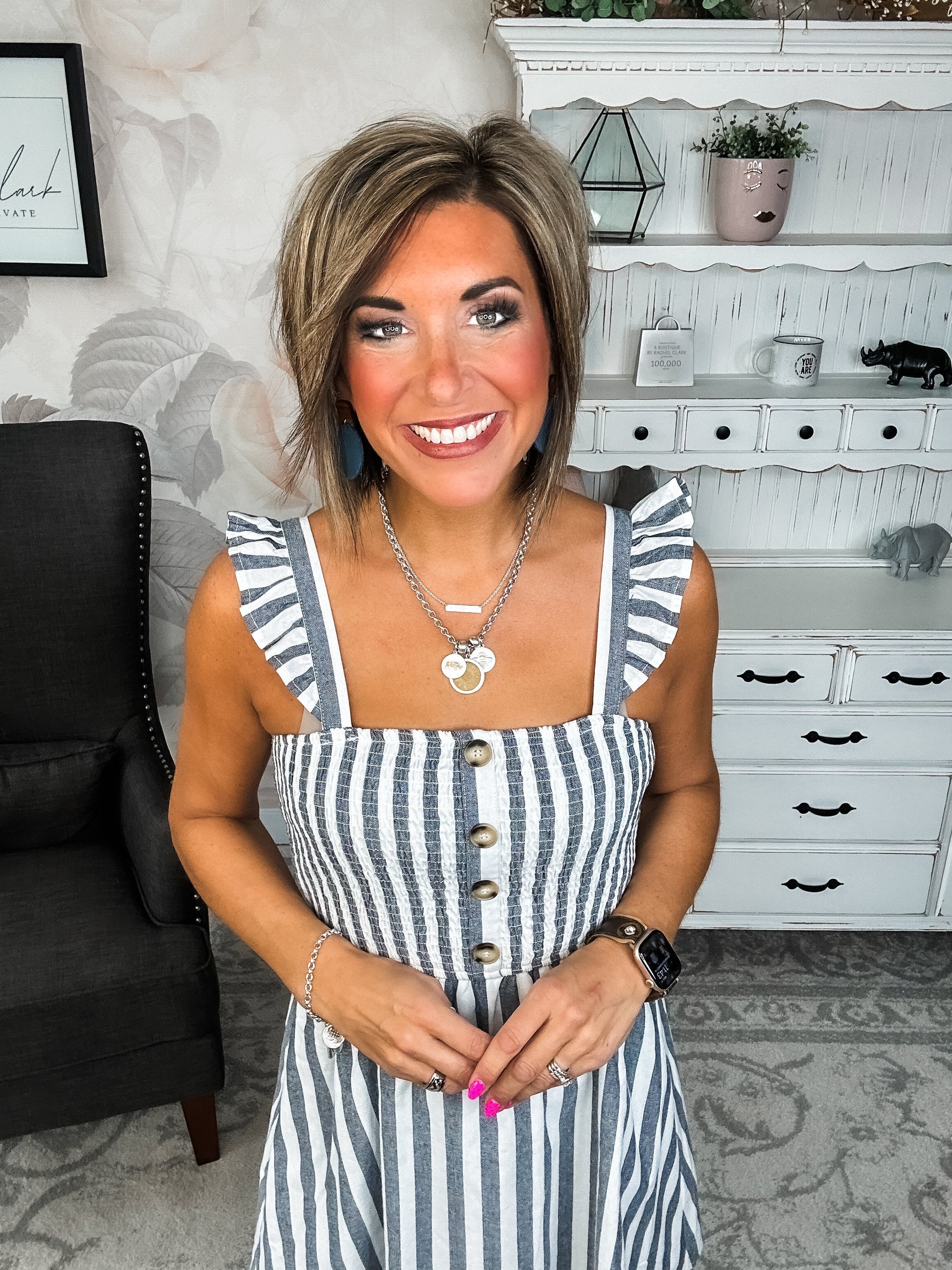 Don't Go Too Far Smocked Dress