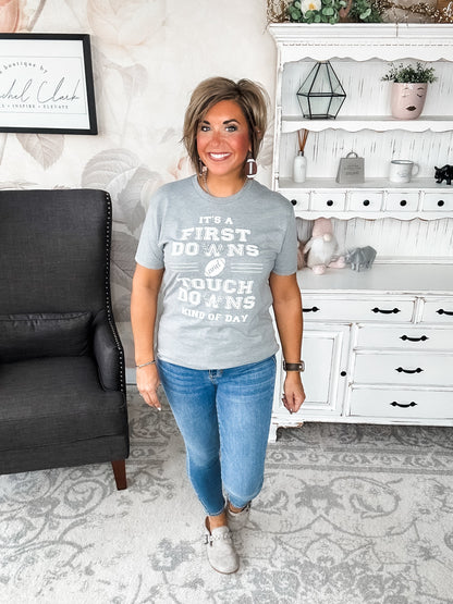 First Downs and Touchdowns Graphic Tee