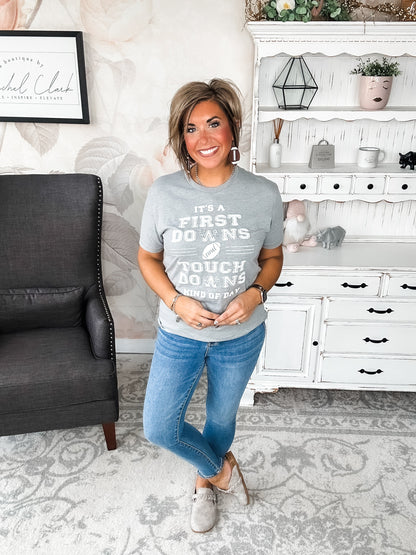First Downs and Touchdowns Graphic Tee