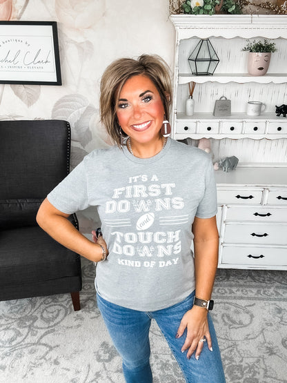 First Downs and Touchdowns Graphic Tee