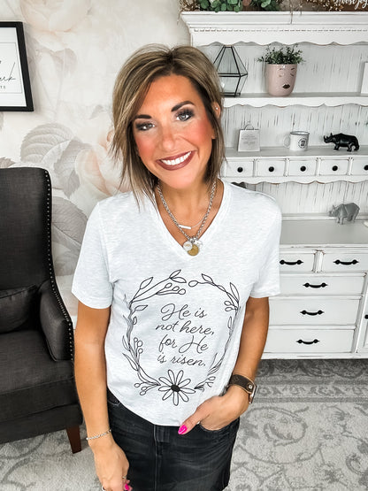He Is Risen Graphic Tee