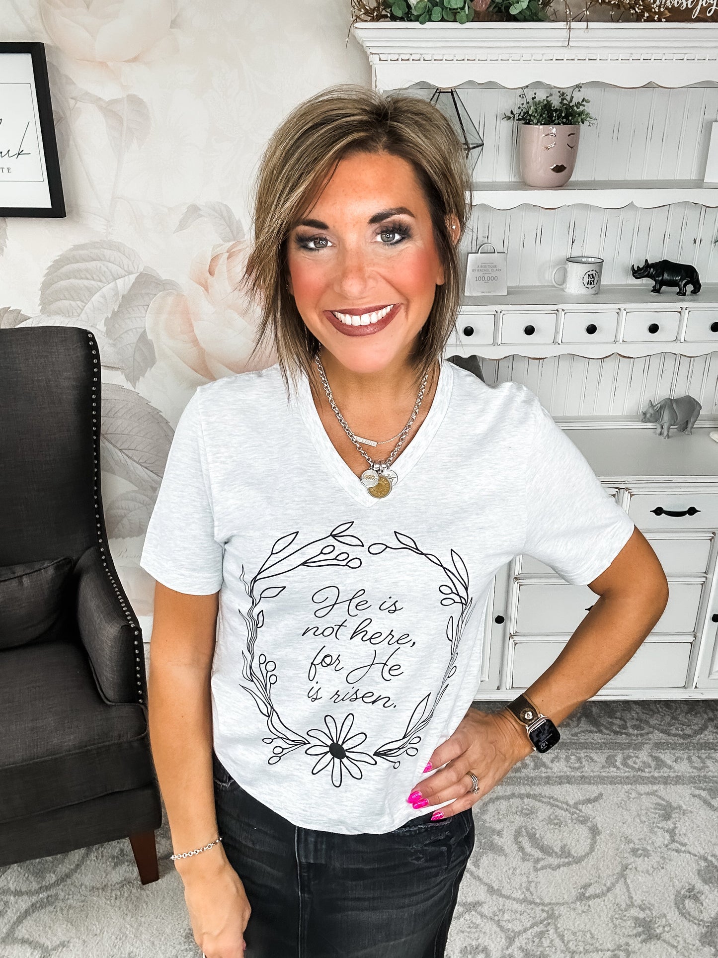 He Is Risen Graphic Tee
