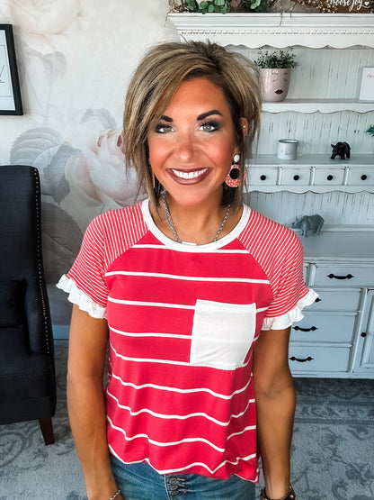 Can't Bring Me Down Tee - Coral