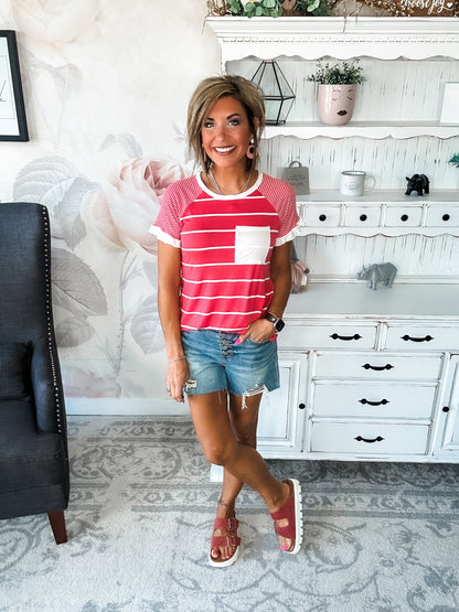 Can't Bring Me Down Tee - Coral