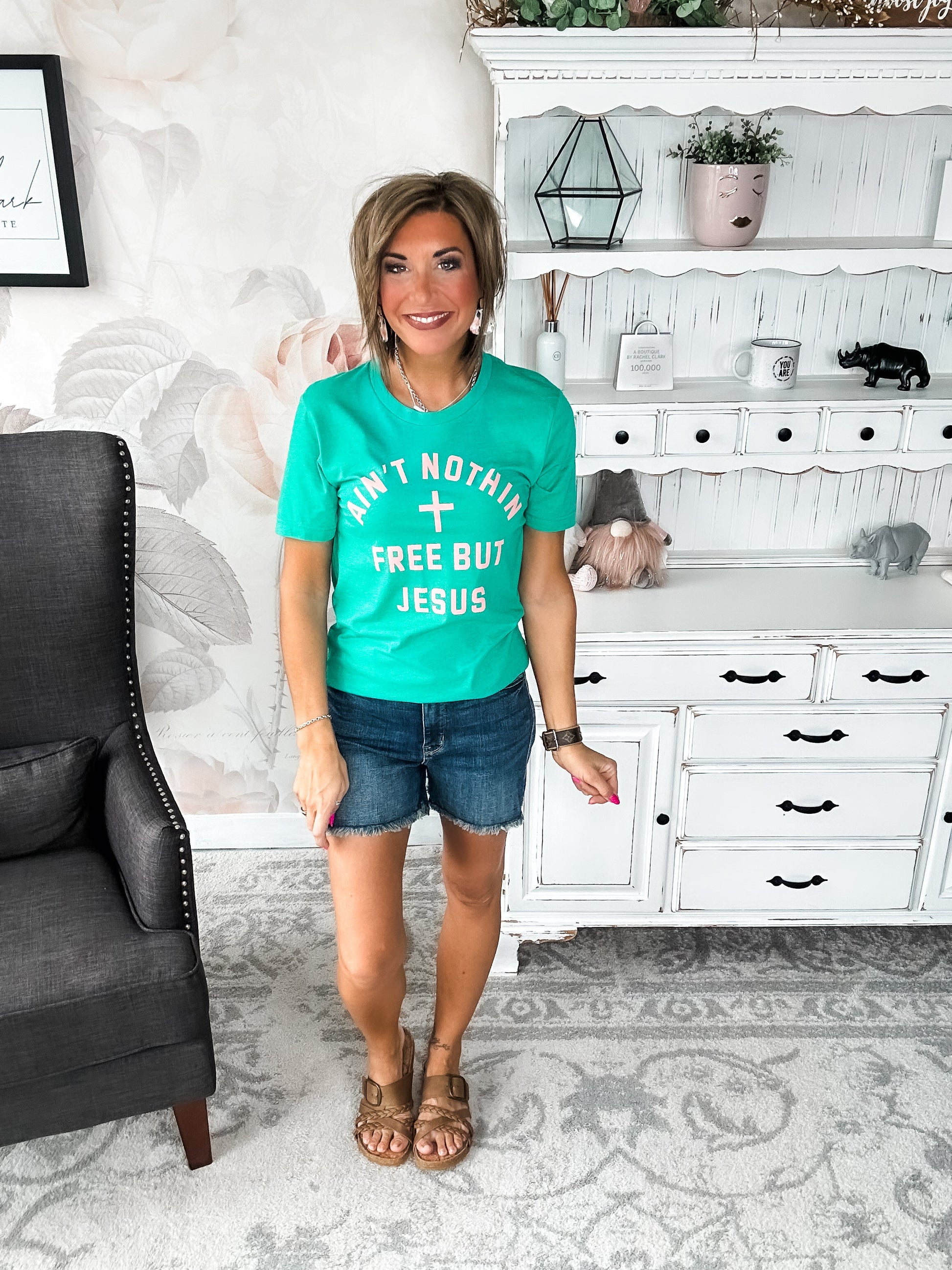 Ain't Nothin Free But Jesus Graphic Tee