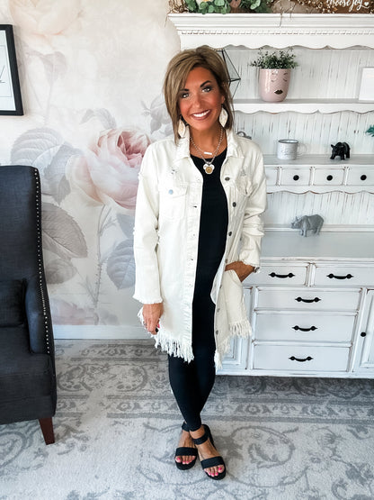 Can't Live Without It Denim Jacket