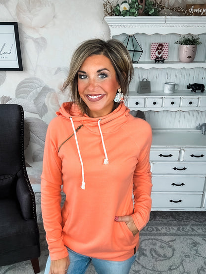 Ampersand Avenue - Doublehood™ Sweatshirt - Orange Peel