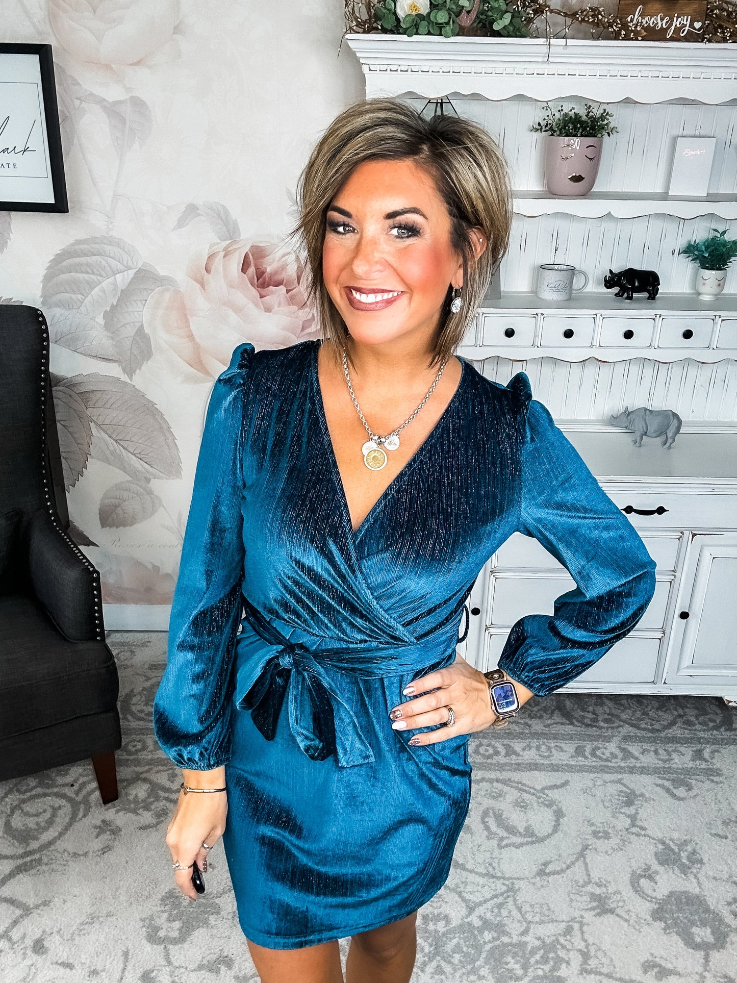 At First Sight Dress - Teal