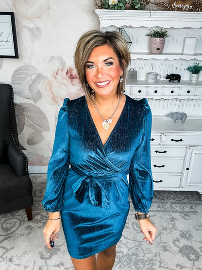 At First Sight Dress - Teal