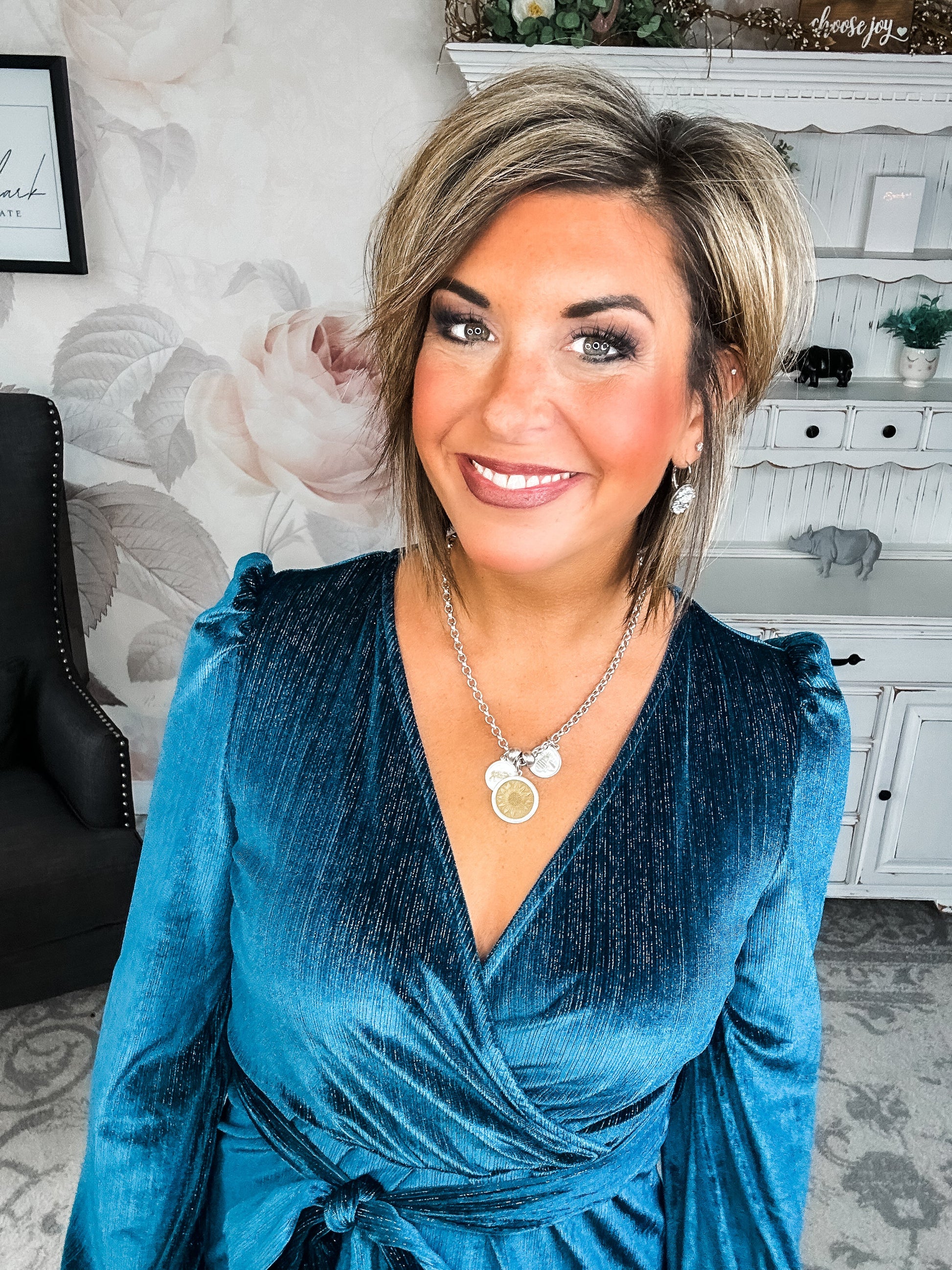 At First Sight Dress - Teal