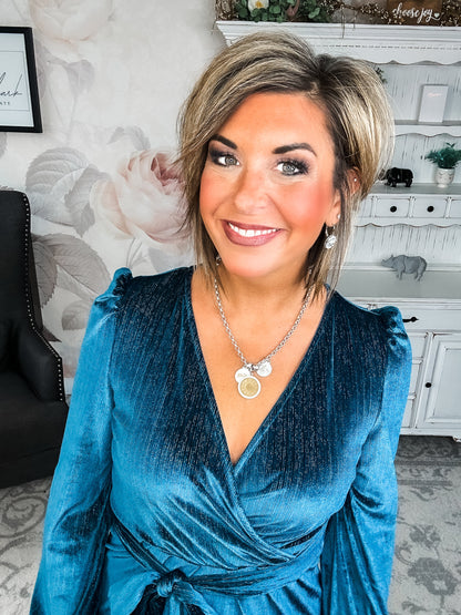 At First Sight Dress - Teal