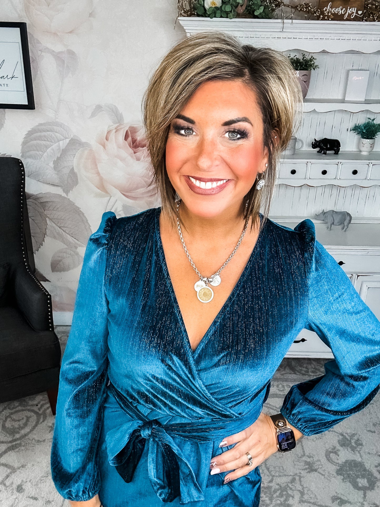 At First Sight Dress - Teal