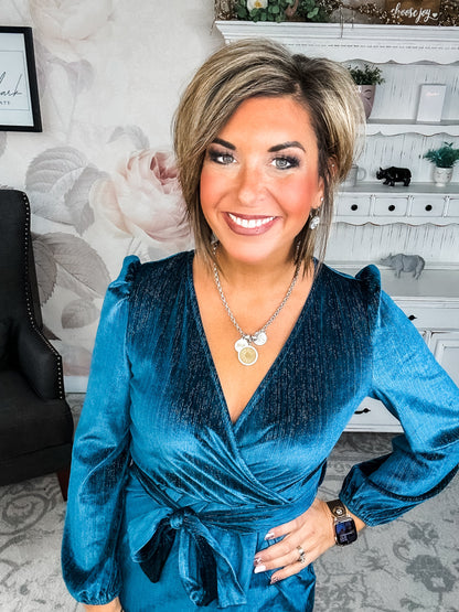 At First Sight Dress - Teal