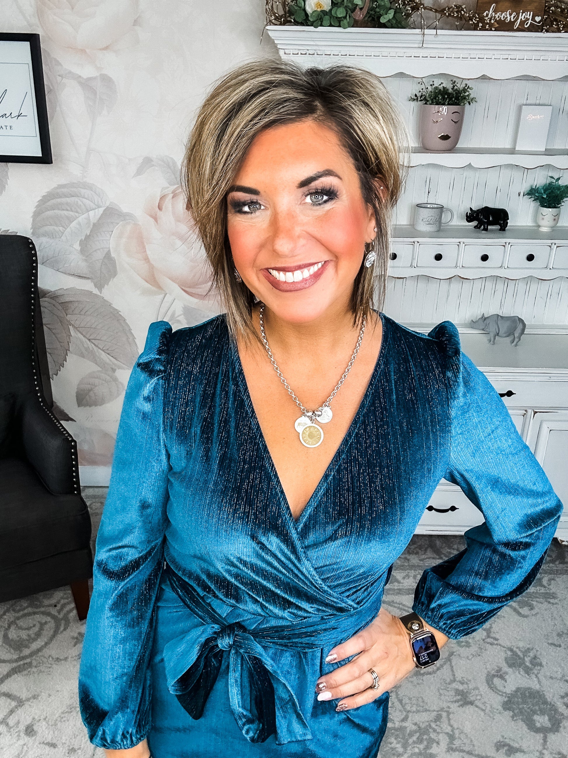 At First Sight Dress - Teal