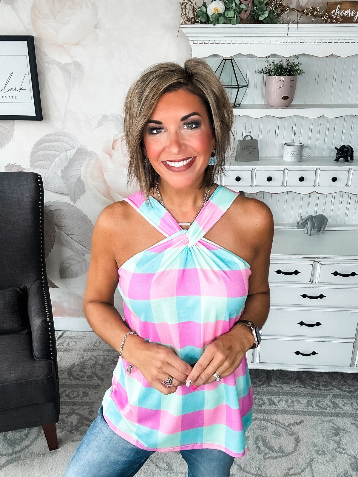 As You Feel It Halter Tank