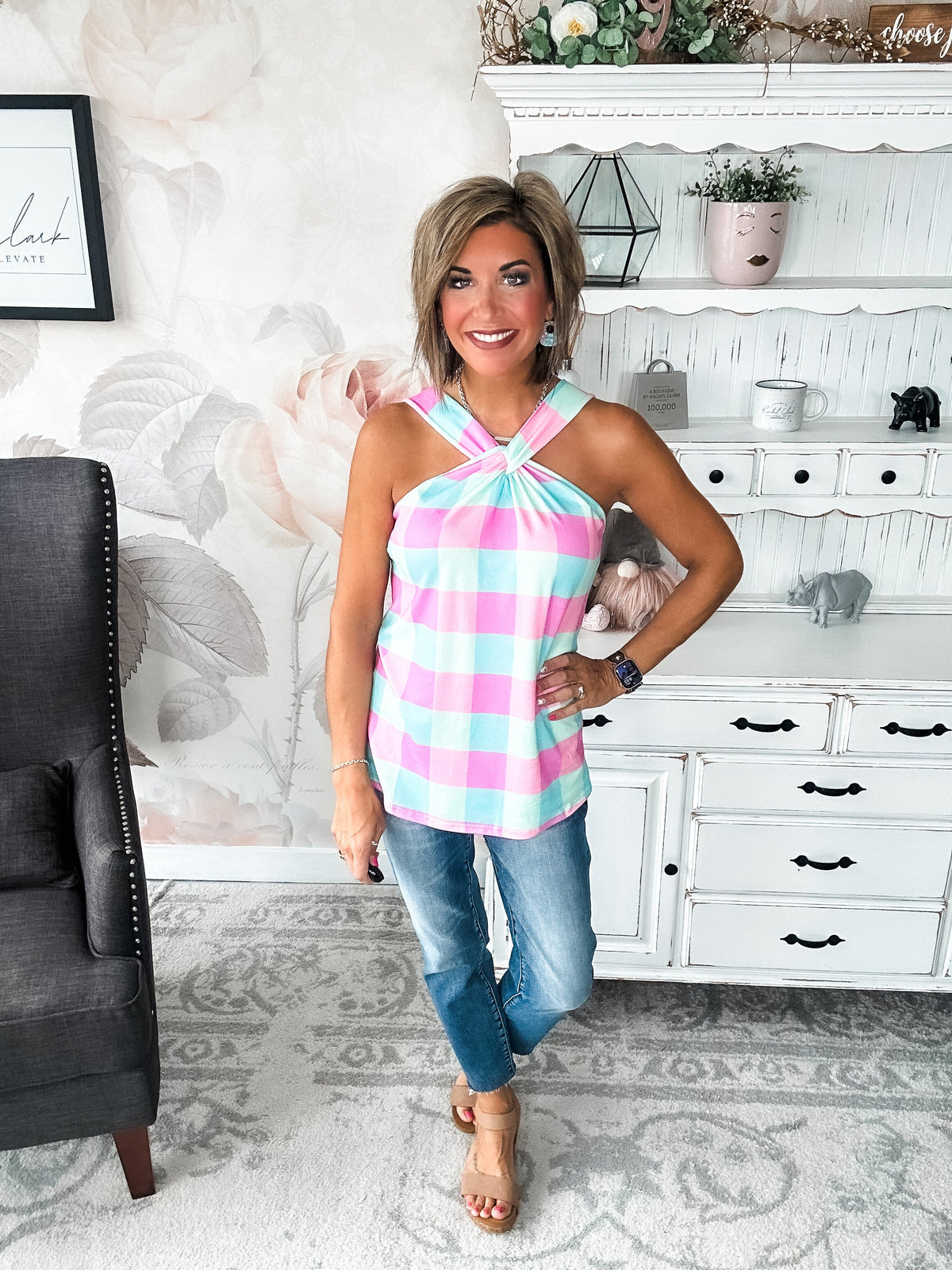 As You Feel It Halter Tank