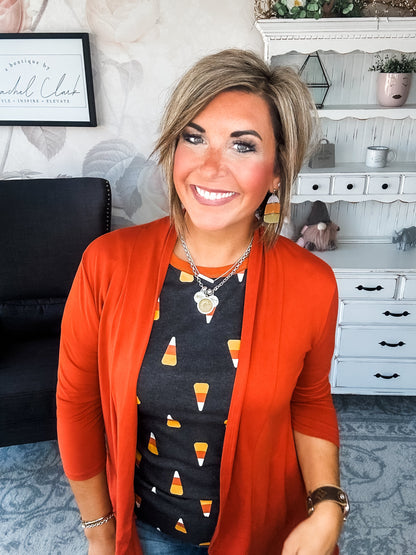 Ampersand Avenue Tee - Candy Corn Cutie